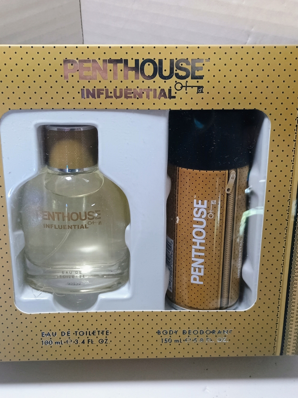 Penthouse Influential Men Eau de Toilette & Deodorant Set - Gold